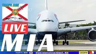 🔴 LIVE | Plane Spotting at Miami International Airport (MIA)