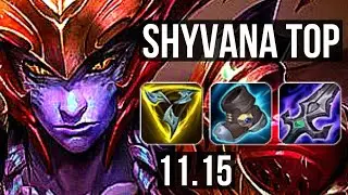 SHYVANA vs KAYLE (TOP) | 3.1M mastery, 1500+ games, 4/1/5 | EUW Master | v11.15
