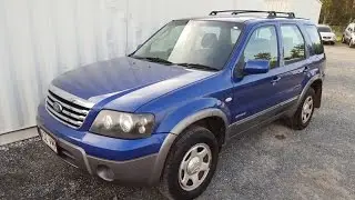 (ПРОДАНО) Обзор 4-цилиндрового Ford Escape 4x4 SUV Blue 2007 года выпуска с автоматической коробк...
