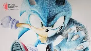 Speed Drawing: Sonic The Hedgehog (Sonic Unleashed)