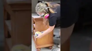Pottery barn dupes l nightstand furniture flip makeover #makeover #flip #diy #dupe #potterybarn