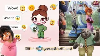 TEST YOURSELF with Me. ZOOTOPIA. AVATAR WORLD 😍