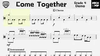 Come Together Trinity Rock & Pop Drums Grade 4