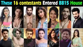 Final Confirmed List of 16 Contestants of Bigg Boss 15 Entered House on Premier Night Salman Khan