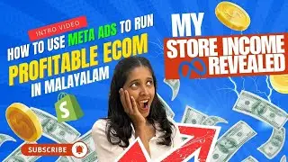 How to Run Profitable E-Commerce Meta Ads (in Malayalam) | My Shopify Store Income Revealed!