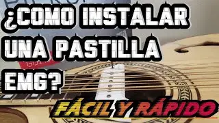 Como Instalar una pastilla EMG en el Bajo Quinto|Tutorial[ElThonyQuinto]
