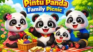 Pintu Panda Family Picnic | Garden Picnic Story for Kids  |Moral story for kids | Panda wala Cartoon