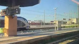 Train Approaching the Napoli Centrale Railway Station (Naples, Italy) (Oct 14th, 2024)