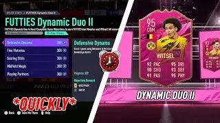 КАК БЫСТРО ЗАВЕРШИТЬ FUTTIES DYNAMIC DUO II WITSEL & MEUNIER!! - FIFA 21 Ultimate Team