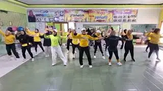 ANGIN Radja band || koreo by ZIN Any Astuty Zenafit cepu 