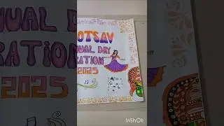 Annual day chart making #school  #schoollife  #annualday