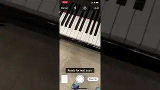 How to scan music in the Apple Notes App.