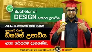 University of Moratuwa Design Course Full Guide | Graphic Design Sinhala Beginner