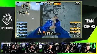G2 team voice comms against fnatic | ESL Pro League Season 15 | CSGO