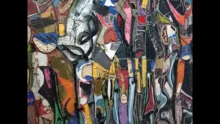 A #43secondfilm of the Alexandre Diop exhibition at Stephen Friedman Gallery, London, Oct 25