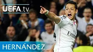 Chicharito winning goal - Real Madrid v Atl&eacute;tico - UEFA Champions League 2015