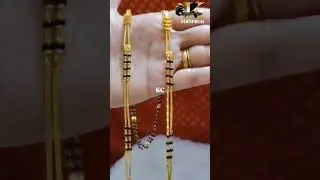 Micro polish gold plated 2 line designer chain wati mangalsutra🥰😍✨️