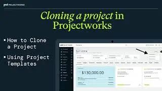 How to Clone a Project in Projectworks