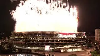 Fireworks mark the closing of Tokyo Olympics