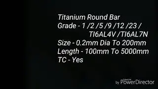 Titanium Round Bar