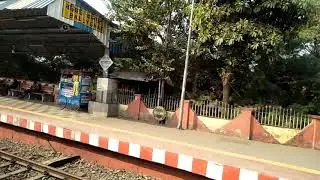 Bally ghat to bally hault station in a local train