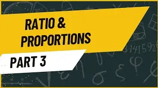 Proportions | Continued & Mean Proportion |Third  & Fourth Proportion| Explained in Tamil