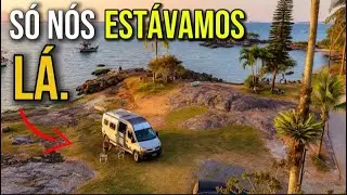 NINGUÉM REVELA esse Pernoite GRÁTIS em Santa Catarina (Vista para o Mar e Segurança)
