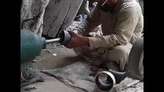How buffalo horn turn into Epic Beer Mugs\wiking with Telented  hand Drinking horn Making#experiment