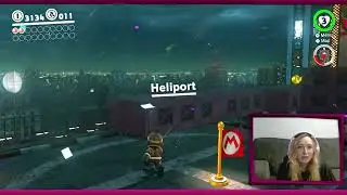 Super Mario Odyssey : Video 18 : Beginning of Metro Kingdom! 4 Moons and 24 Coins! Woot Woot!