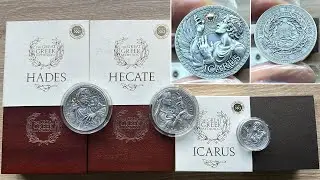 ICARUS Great Greek Mythology 1 Oz Silver Coin 1000 Francs Cameroon 2025