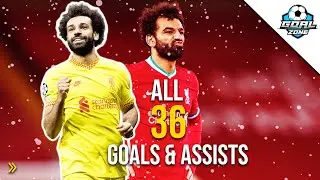 Mohamed Salah - All 36 Goals & Assists 2021/22 So Far