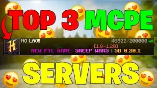 Top 3 Best Servers Like Hypixel for MCPE *No Lag*.