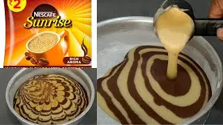 Coffee marble cake| marble cake with egg|marble cake.