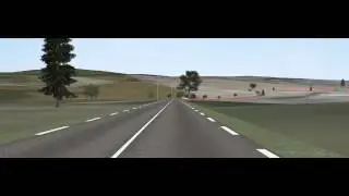 road - highway animation --simulation civil 3d - 3ds max 2