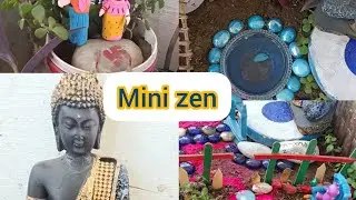 tray garden#miniaturegarden #zen #mini #miniature #gardeningideas #terracegardening