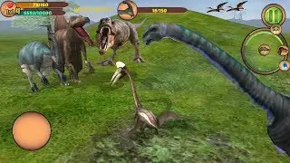 ► Ultimate Dinosaur Simulator | T-rex Stegosaurus Brachiosaurus Fight With Pterosaur Simulator 3D