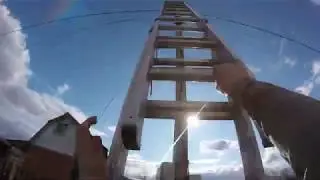 Обслуживание GPON линии на круглом дроп кабеле.