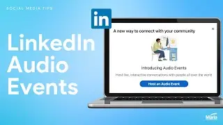 🔈 LINKEDIN AUDIO EVENTS 🔈 LinkedIn has just released a new feature called 'Audio Events'.