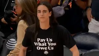 Игроки WNBA надевают футболки с надписью &laquo;Заплатите нам то, что вы нам должны&raquo; перед Матчем всех ...