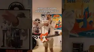 Always the guitarist&hellip; #ericmays #bandpractice #skit #musicskit