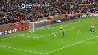 FC Arsenal vs. Manchester United - Goal by Samir Nasri