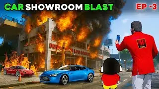 GTA 5 : Rampage & shinchan🤣 Blasted 💥 CAR SHOWROOM🚗 EP-3 Full Fun #gta5 #bommalu #rampageboy