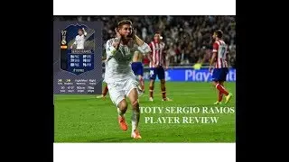 TOTY SERGIO RAMOS PLAYER REVIEW | FIFA 18 ULTIMATE TEAM TEAM OF THE YEAR SERGIO RAMOS
