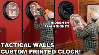 Tactical Walls Custom Clock! Hidden in Plain Sight