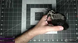 Painting Yndrasta for Golden Demon, feel free to come in and hang out