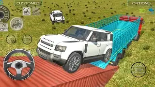 WHITE DEFENDER LOADING ON TRUCK in game video l sidd gaming 