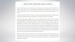 Accident Lawyers Kitchener ON - ABPC Personal Injury Lawyer