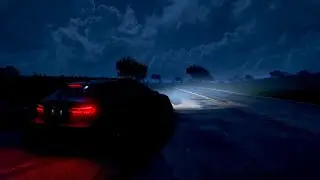 Audi RS6 Calm Night Drive | Rainy Roads | 4K Ultra HD | No Commentary