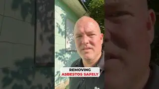 Asbestos Siding Alert ⚠️⚠️ #asbestossafety #homeinsulation #realestate  #asbestos