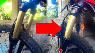 CHANGING TRAVEL FROM130-100MM MOUNTAINPEAK AIR FORK